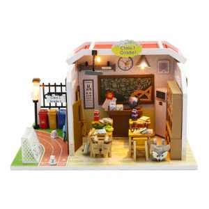 Tŷ Doll DIY Miniatur Dosbarth