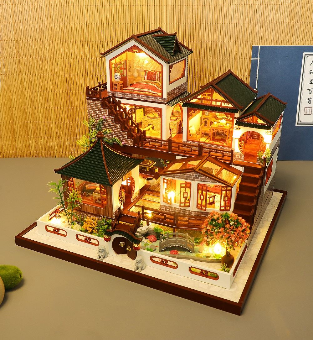 Modd cynhyrchu ffatri ategolion dollhouse DIY