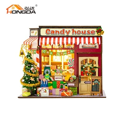 Pecyn Dollhouse Diy Mini Nadolig